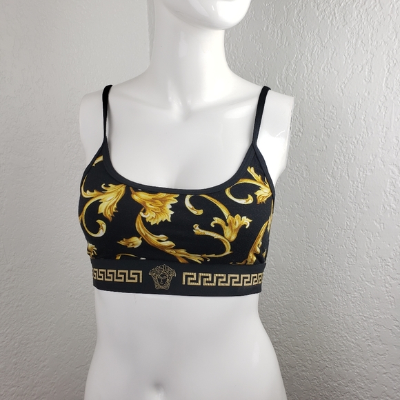 versace baroque bralette
